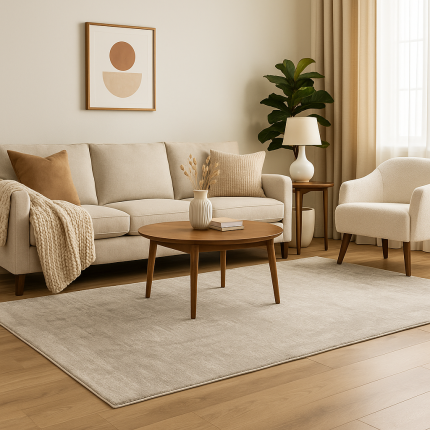 Aspen 02- Subtle Texture in Soft Cream and Silver