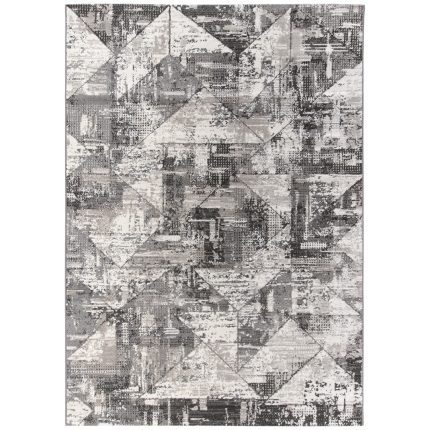 Modern abstract rug in gray tones from Rugish