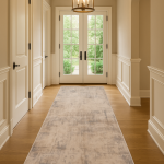 Omitla-01 Faded Elegance with Earthy Modern Tones Beige Blue Runner Rug