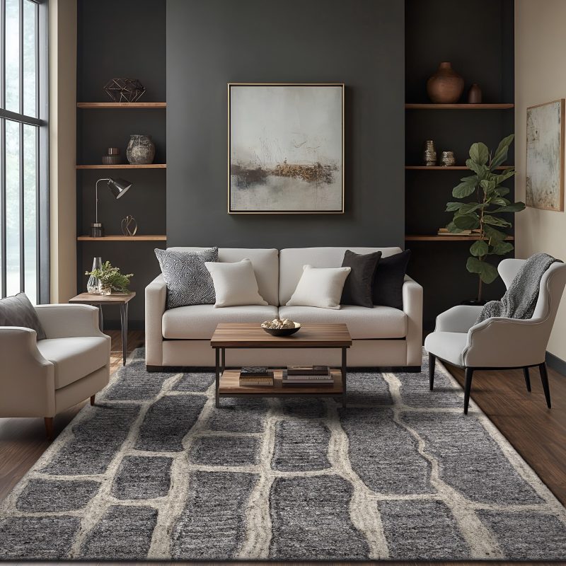 Korba KRB-03 Rug – Timeless Texture, Modern Edge